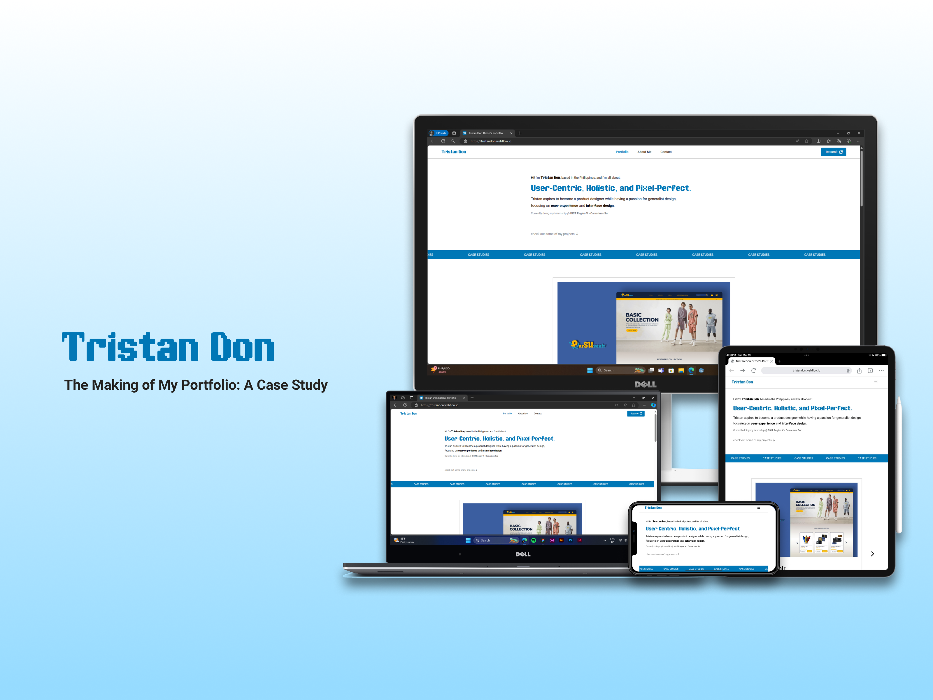 Example of The Making of My Portfolio: A Case Study