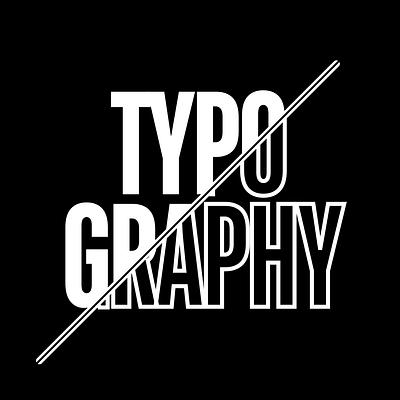 Typography effect design graphic design illustration typography