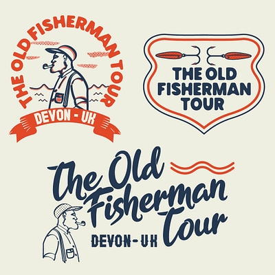 Old Fisherman Tour logo badge exlore badgeinspiration graphicdesign illustration logo logobadge logobadgedesign logodesign logoinspiratio