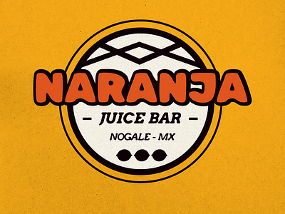 NARANJA Juice Bar logo exploration badgedesign branding graphicdesign idenititydesign illustration mascot mascotdesign mascotlogo mascotlogodesign