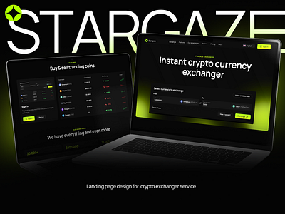 [UX/UI] Stargaze landing page design landing ui ux web website