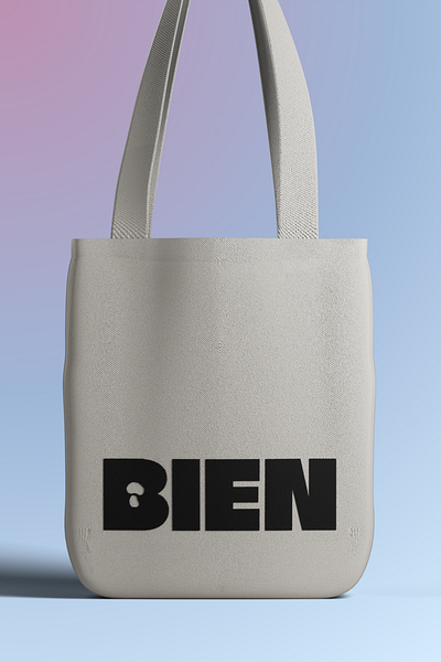 Product Visualization | BIEN Tote bag 3d 3d animation 3d modelling 3d render blender branding design illustration logo product visualization