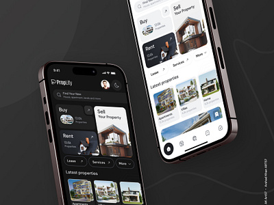 Proplify mobile app ui ak art57 arshad khan latest trend mobile ui components mobile uiux modern app modern uiux property property management property mobile app property selling platform property uiux uiux