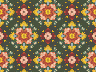 Pattern design flower arrangement design