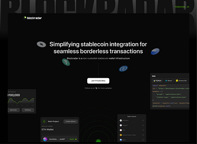 Blockradar waitlist iteration blockchain design web3