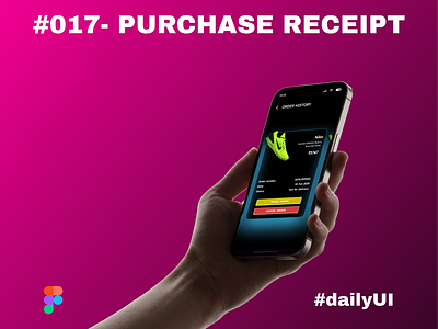 Purchase Receipt |#dailyUI| branding dailyui design figma graphic design illustration logo ui ux vector