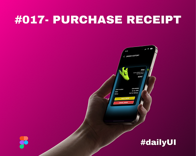 Purchase Receipt |#dailyUI| branding dailyui design figma graphic design illustration logo ui ux vector