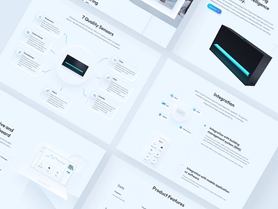 Whatif - Product Landing Page co2 creative design landing page light design mockup monitoring neumorphism product design product landing page room temperature soft ui temperature temperature monitoring ui ux web web design website