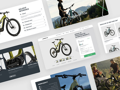 Leader Fox- website design concept bike graphic design minimalistic moutinbike mtb ui ux web design white