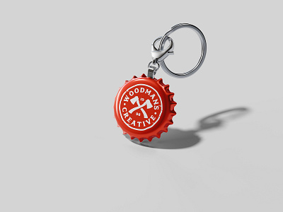 Bottle Cap Keychain Mockup PSD advertising bottle cap cap clasp holder key keychain keyring mockup ring tag