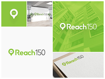 Reach150 Logo Redesign adobeillustrator branding brandlogo creativelogo graphic design icon design location pin logo logodesign reach reach150 testimonials