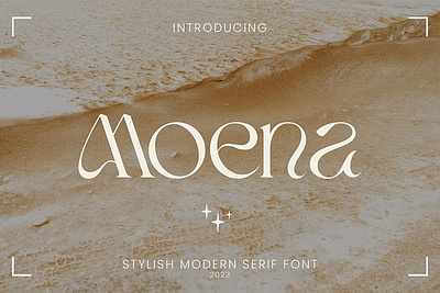 Moena Stylish Modern Serif classy curvy font logo logo font logotype sans sans serif serif slab smooth