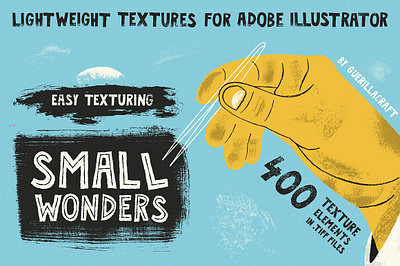 Small Wonders - 400 Texture Elements abstract shapes grain marks paint poster design retro shapes stamp subtle texture elements vintage