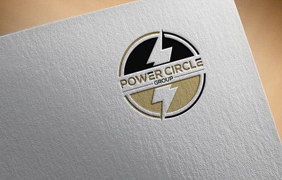 Power logo design business card design editable graphic design illustration illustrator logo vector