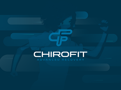 Logo Design for ChiroFit branding chiro dark design fitness graphic design logo movement physical well being