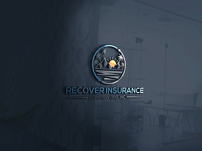 Insurance logo design editable graphic design illustration illustrator logo vector