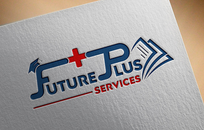 Future Plus logo design editable graphic design illustration illustrator logo vector