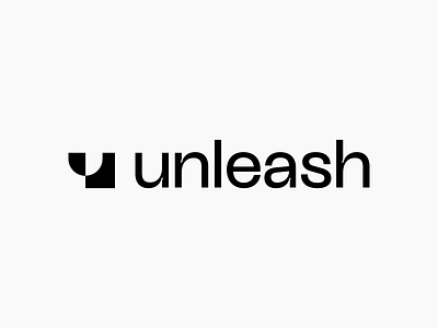 Unleash Logo Design abstract ai branding clever digital fintech flat futuristic geometric logo minimal modern payment saas startup studio technology u wallet web3