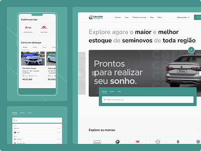 Website - CenterCar JF - UX/UI Design app auto car car booking car rental car website cars clean design interface interface design mobile product design rent rental ui user interface ux web design website