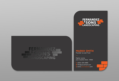 card design business card design editable graphic design vector
