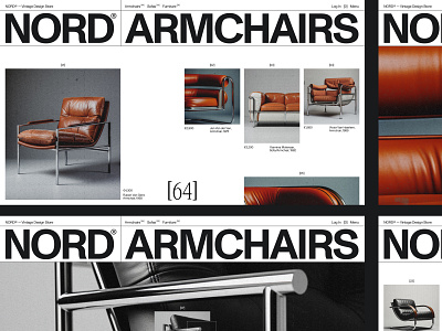 NORD® — Vintage Design Store animation armchair chair design furniture minimal sofa ui vintage
