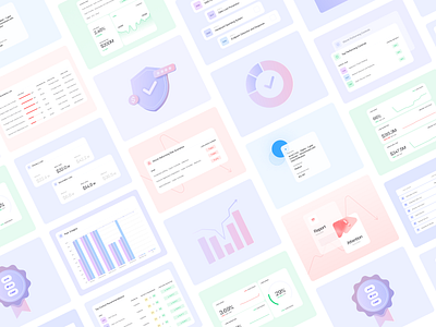 SafeX Graphic Assets 2d chart cuberto graphics icons illustration shield time ui ux