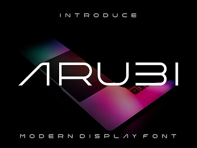 Arubi alternate display elegant font ligature logo logotype luxury modern retro serif summer swash vintage