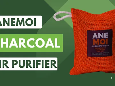 Youtube Thumbnail Design air purifier branding charcoal bag air purifier graphic design organic ui