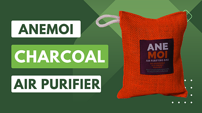 Youtube Thumbnail Design air purifier branding charcoal bag air purifier graphic design organic ui