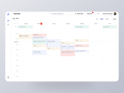AI Calendar App ai calendar calendar google calendar home screen ui app