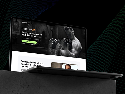 BODi Website Redesign design fitness website gym website landing pages redesign research ui design ux design web templates design website design