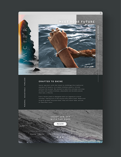Vacier - Welcome email branding design graphic design typography web web design