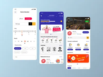 Dietlys - Restaurant & GYM ui