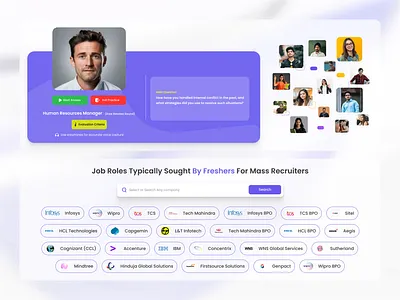 YHills - Interview AI Design Concept figmadesign jobpreparation mockinterviews uiux yhills