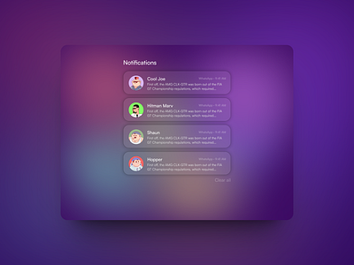 Notifications - Daily Ui Day #49 3d animation app branding design graphic design illustration logo motion graphics typography ui ux vector