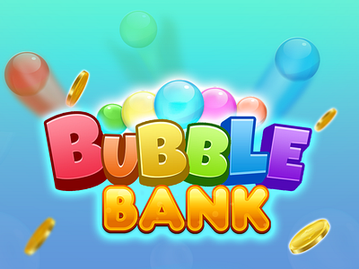 Bubble bank Game UI/UX 2d games ball games bubble games bubbleshooter gaem design game art game designing game uiux games intrfaces wireframes logo mobilegame pc game webgl game