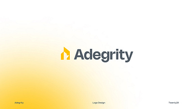 Adegrity - Visual Identity 3d animation graphic design logo motion graphics ui