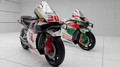 Team LCR Honda Motor 3d 3d modeling artwork blender motogp