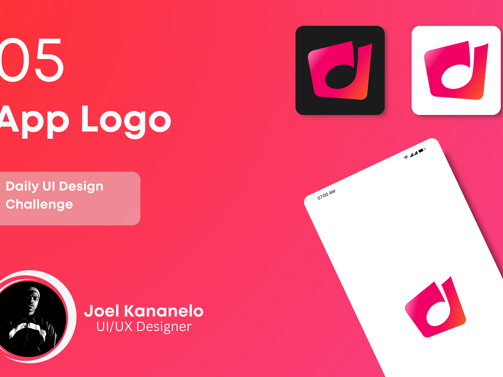 Day 5 App Icon Daily Ui Design Challenge By Kananelo Joel On Dribbble Day 5 App Icon Daily Ui Design Challenge By Kananelo Joel On Dribbble