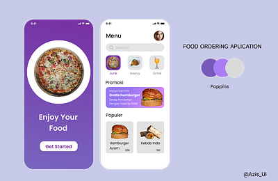 Food Ordering Application Sample design graphic design ui ux