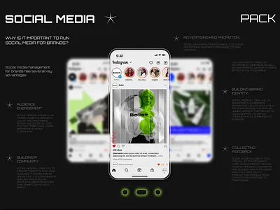 Social Media Design Concepts Pack animation design graphic design social media social media post