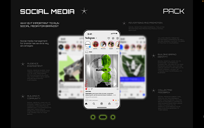 Social Media Design Concepts Pack animation design graphic design social media social media post