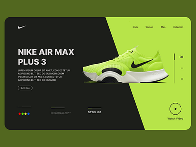 Nike Web Page | UI/UX Design app design e commerce figma graphic design nike nike website ui uidesign uiux ux ux design uxui website website design