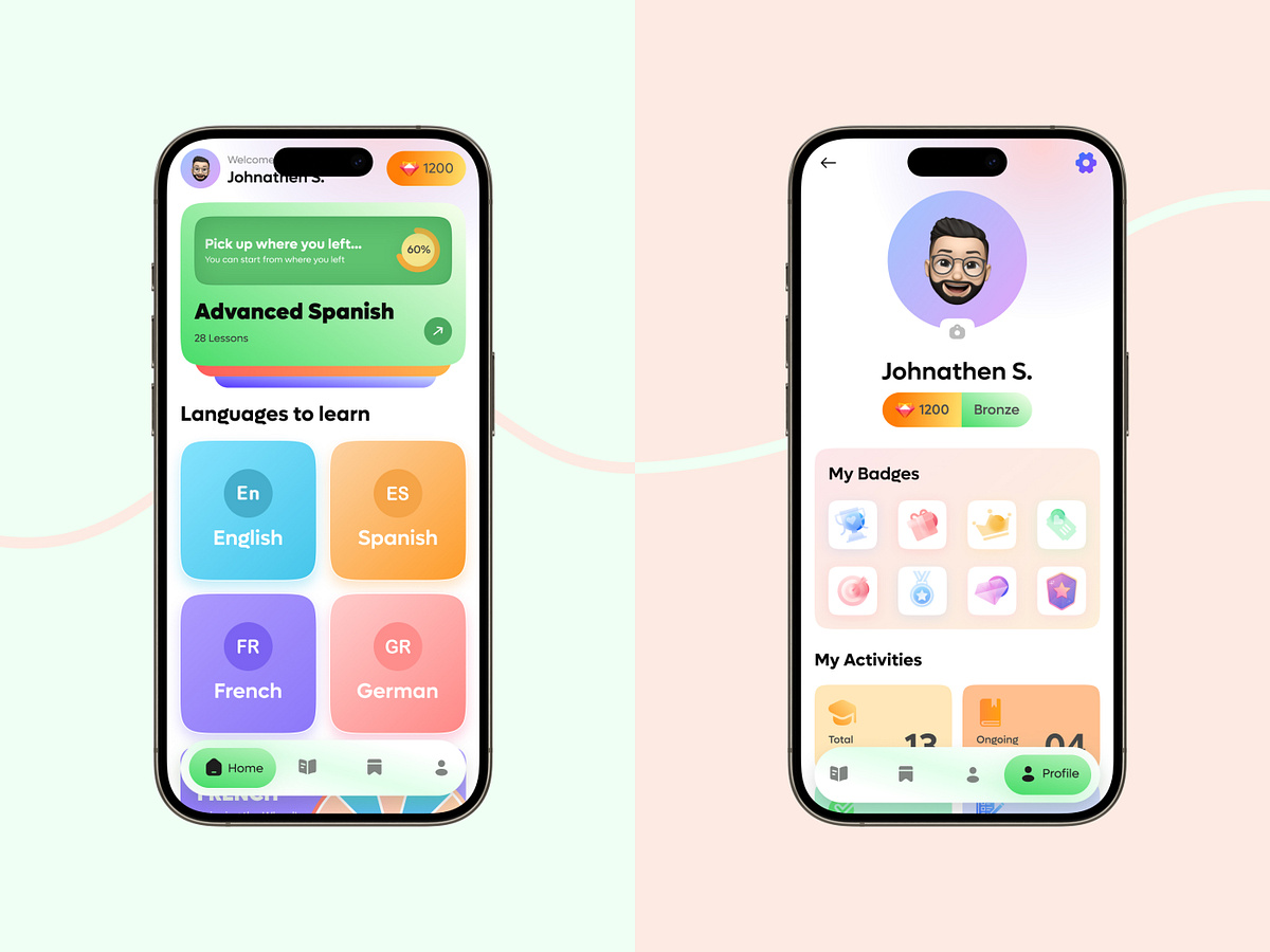 Edlino - Gamify Language Learning App by Asiq M. for Netro Systems on ...