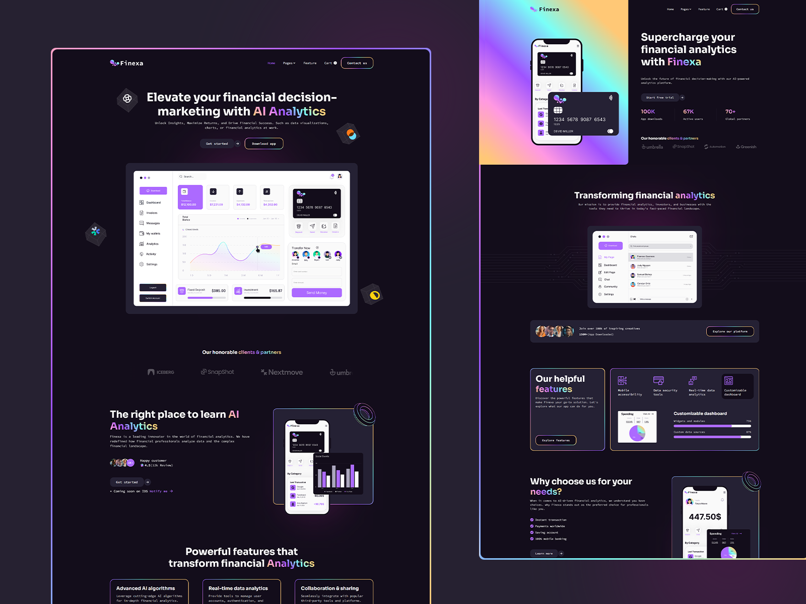 Dark Mode AI Product Website Template By Webestica On Dribbble