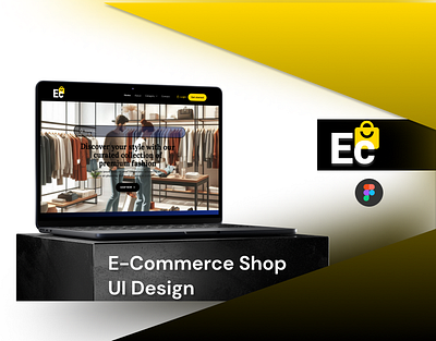 Ec - Ecommerce Cloths Shop ecomerce figma one page ui website