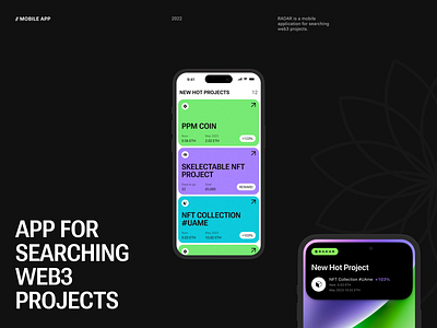 RADAR - Web3 projects aggregator mobile app