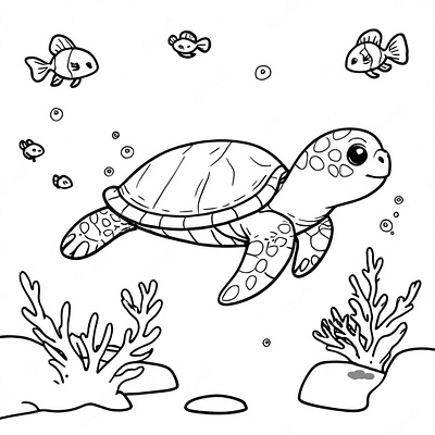 Under The Sea Coloring Pages coloring book coloring pages fish sea