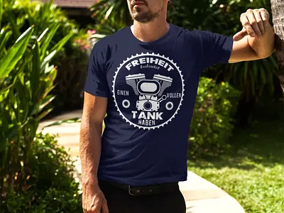 T-Shirt Design & Realistic Mockup branding design designinspiration graphic design illustration logo logo design tips print on demand ui ux vector