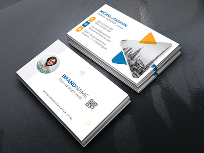 Corporate Business Card branding business card company design graphic design identity logo print design visiting card
